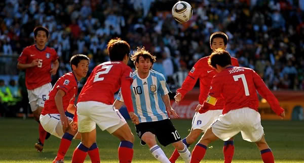 argentina hàn quốc 4-1 world cup 2010