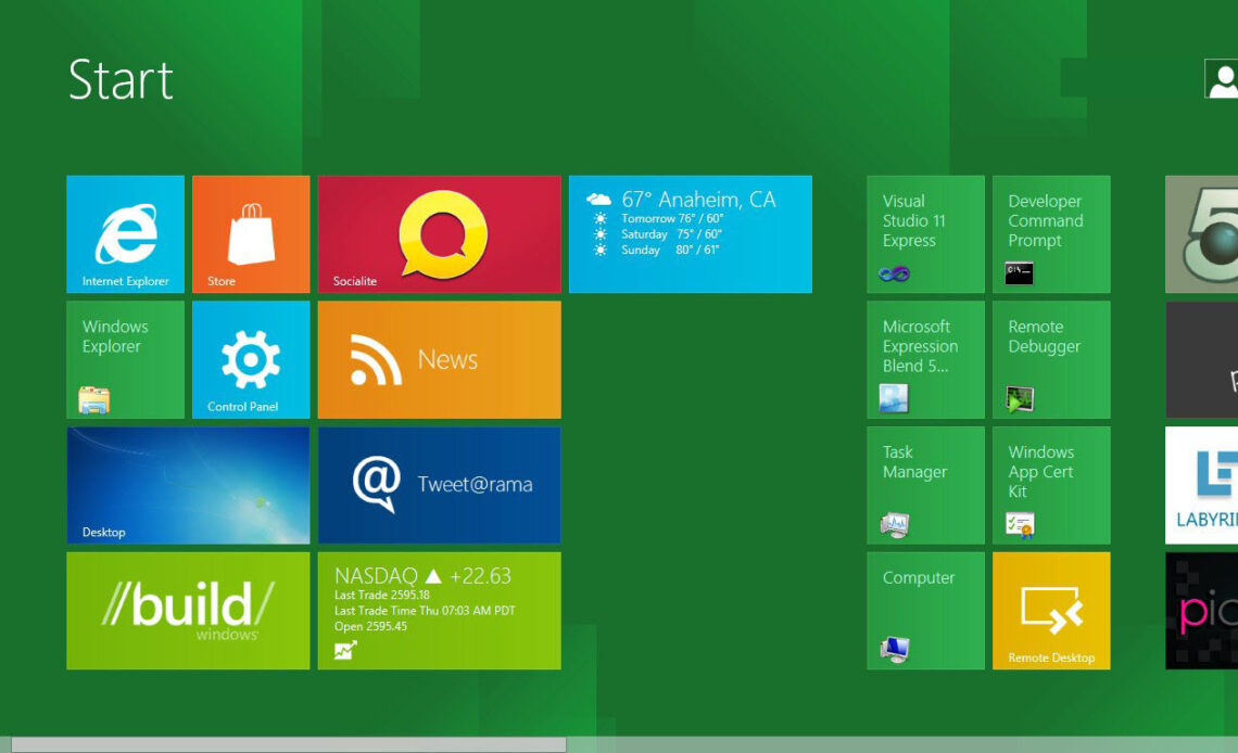 Windows 8 Metro Developer Preview